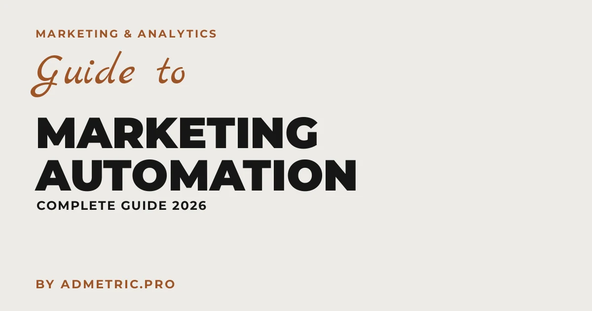Automatisation du marketing : le guide complet 2026 pour les PME