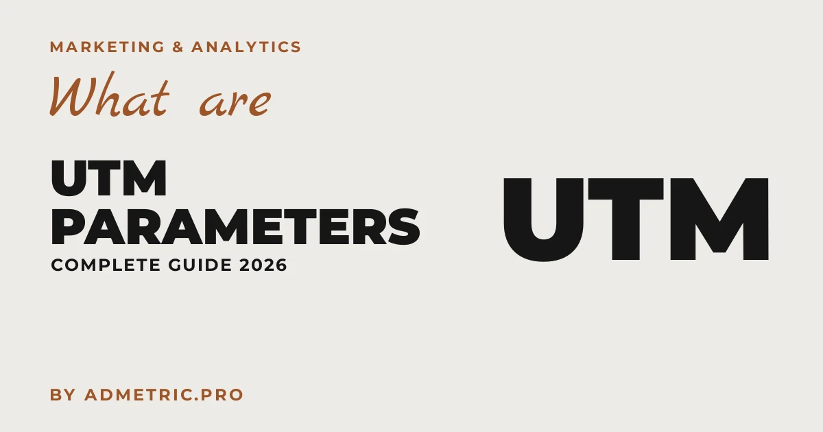 Paramètres UTM : le guide complet 2026